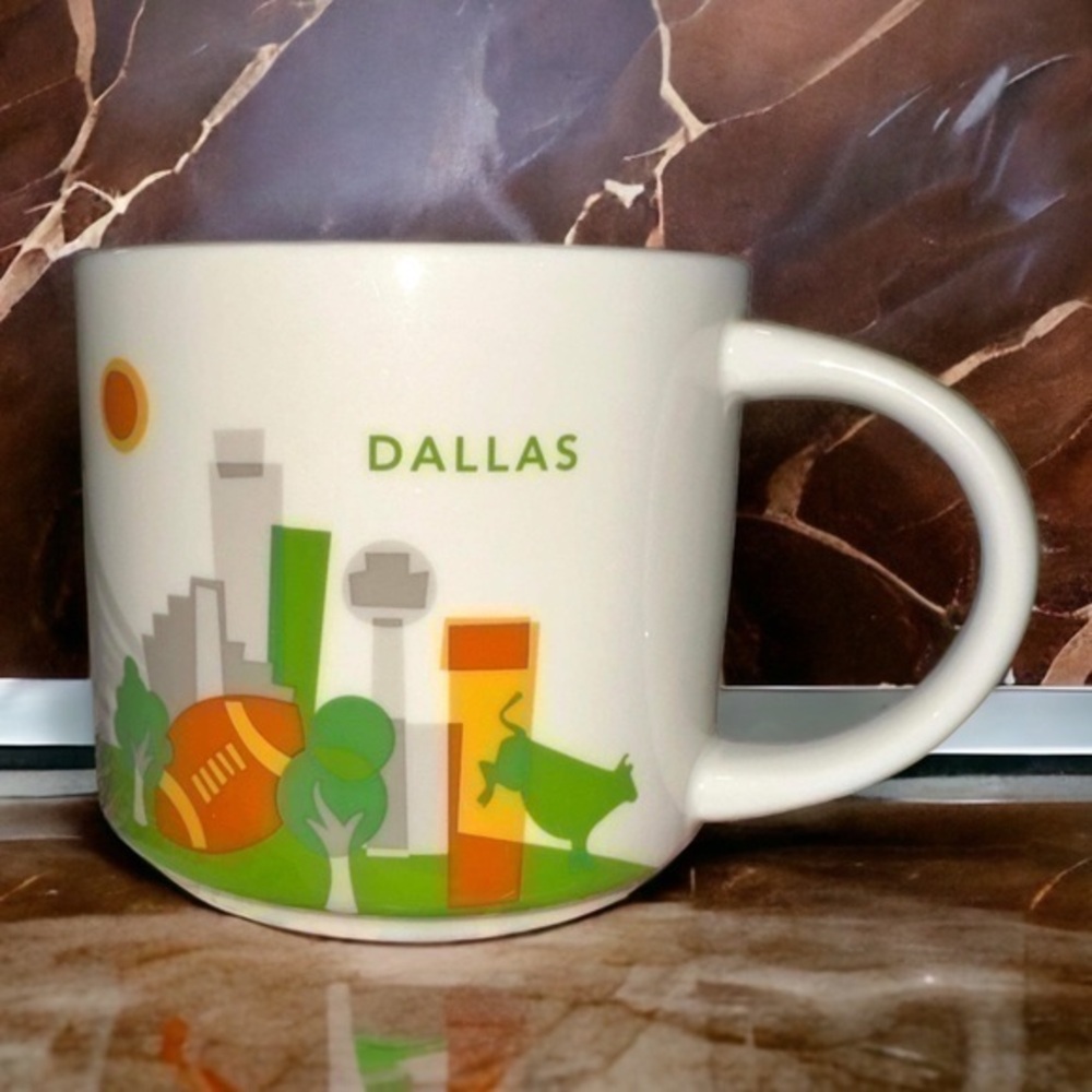Starbucks Dallas Texas You Are Here YAH Series Collection Coffee Mug Cup